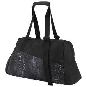 Reebok Enhanced Active Graphic Grip Duffel Taschen Damen - Schwarz - DE 943-YXN